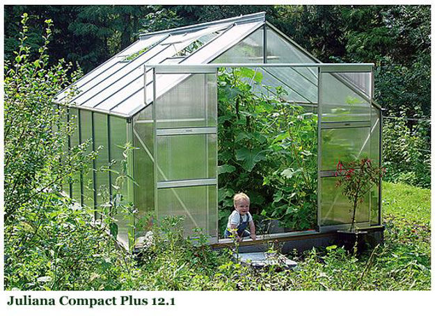 Picture of Juliana Compact Plus 12.1 Cold Weather Greenhouse with Heater,...