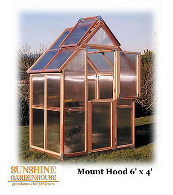 Picture of Sunshine Mt. Hood 6 x 4 GardenHouse Greenhouse w/bench