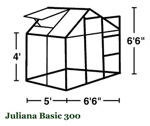 Picture of Juliana Basic 300 Hot Summer Greenhouse