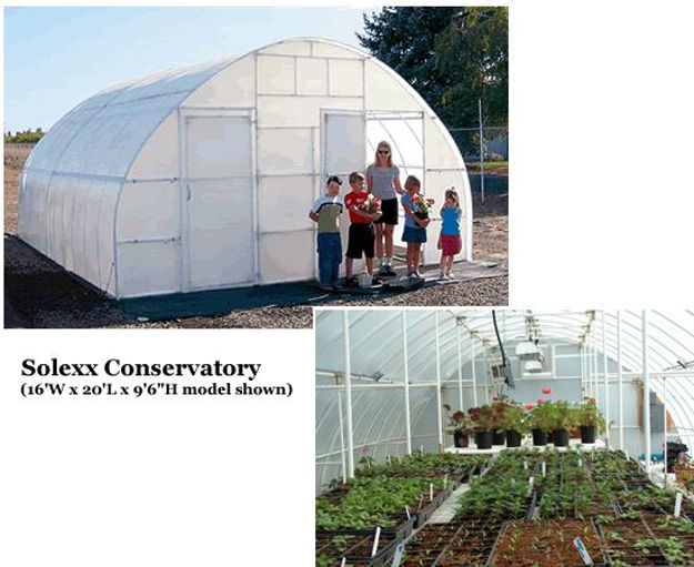 Picture of Solexx Conservatory 16x20 Greenhouse