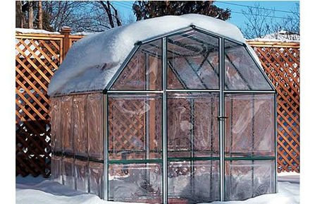 Picture of Cold Weather Enthusiast 6' x 8' PC Greenhouse with Heater Kit and Automatic Vent Openers