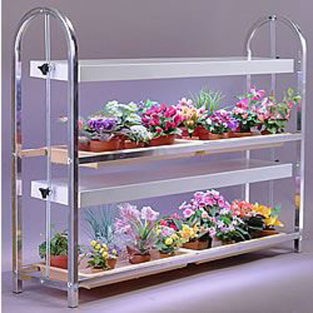 Picture of Compact Lite 2 Shelf Extra Long Plant Cart
