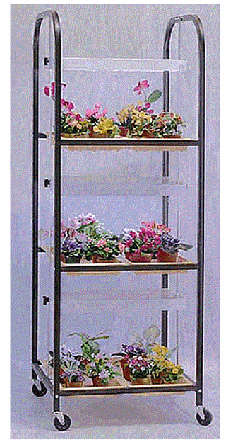 Picture of Compact Lite 3 Shelf / 6 Tray Plant Cart w/Wheels