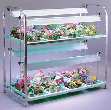 Picture of Super Value Growing Aluminum Stand 2 Shelf - 8 Tray