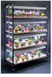 Picture of Full Size Brown Lite Cart 4 Shelf - 4 Tray with 4 - 2 lamp fixtures