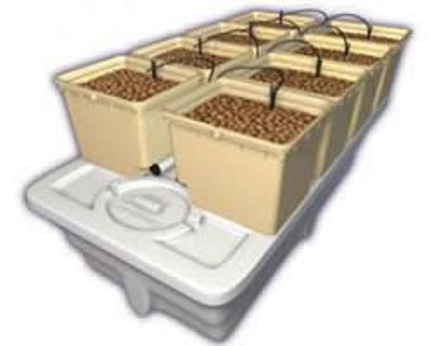 Picture of Euro Grower 8 Pot Complete Drip Hydroponics System