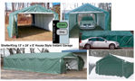 Picture of 12 x 24 x 8 House Style Portable Garage