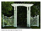 Picture of Newport Vinyl Arbor with Cape Cod Wings and Trim Kit
