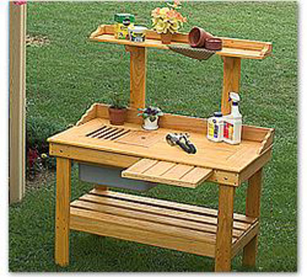 Picture of Cypress Breeze Potting Bench