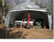 Picture of ShelterKing 30 x 30 x 15 Round Style Portable Building