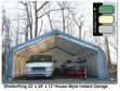 Picture of ShelterKing 22 x 24 x 12 House Style Portable Building