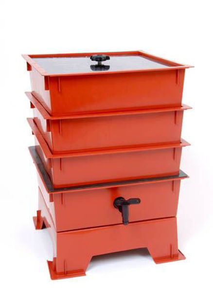 4SeasonGreenhouse. Worm Factory Worm Composter - Five Tray - Terracotta