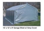 Picture of 12 x 12 x 8 House Style Portable Garage