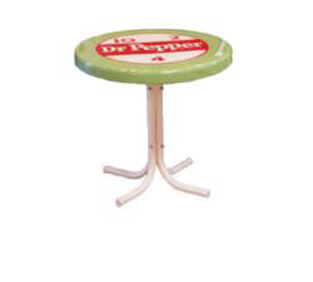 Picture of 1950 Retro Metal Dr. Pepper Side Table