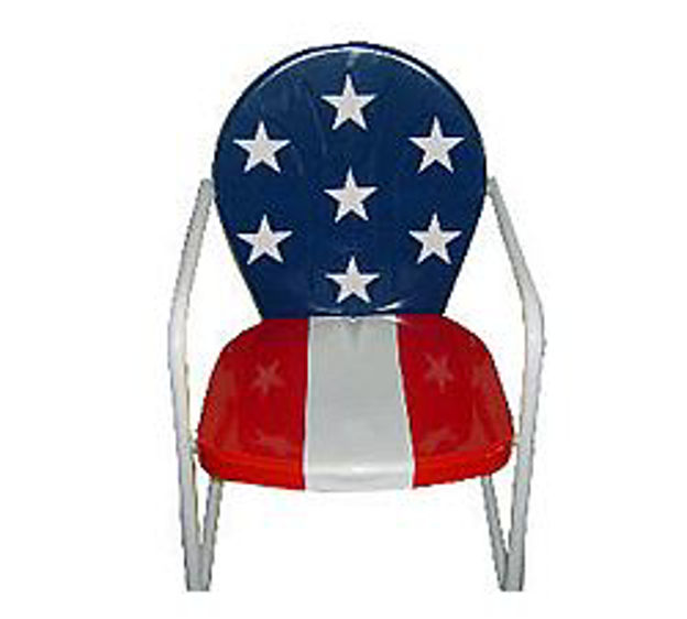 Picture of 1950 Retro Metal Americana Lawn Chair