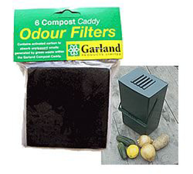 Picture of Odor Free Compost Bucket Replacement Charcoal Filters