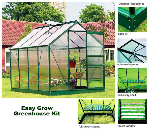 Picture of BIO-Star Easy Start 6' x 6' Greenhouse Kit