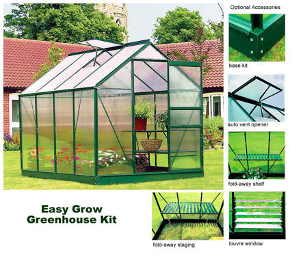 Picture of Easy Start 6' x 6' Greenhouse Kit