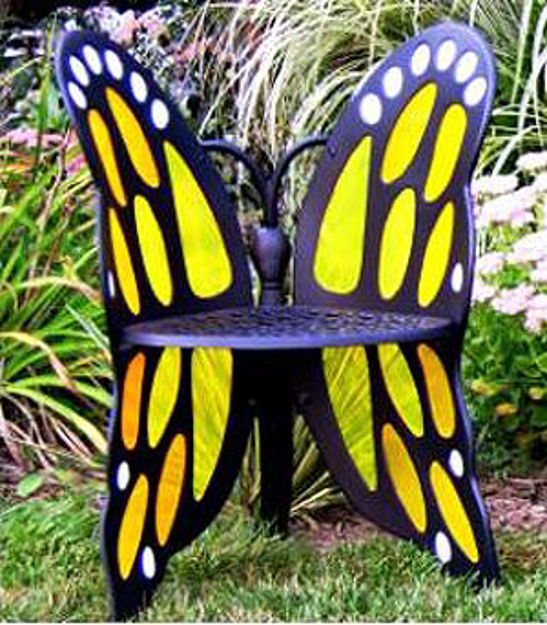 4SeasonGreenhouse. Butterfly Chair by Flowerhouse Stained glass