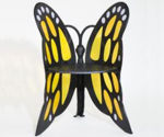 Picture of Butterfly Chair by Flowerhouse - Stained glass