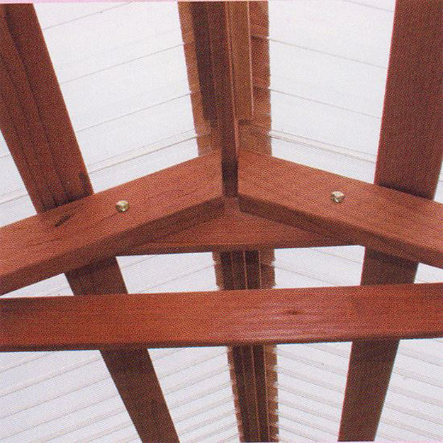 4SeasonGreenhouse. Alameda 7' W x 16' L Redwood Greenhouse kit