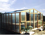 Picture of Alameda 14' W x 12' L Redwood Greenhouse kit