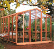 Picture of Riverside 11' W x 20' L Redwood Greenhouse kit