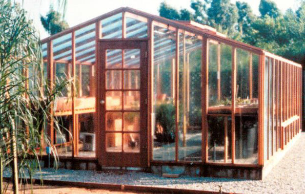 Picture of Riverside 15' W x 32' L Redwood Greenhouse kit