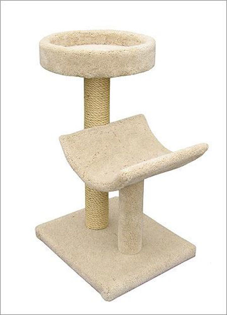 Picture of Scratch Post with Bed and Cradle