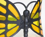 Picture of Butterfly Bench by Flowerhouse - Stained glass