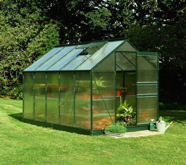 Picture of Halls Popular 106 Greenhouse - Green