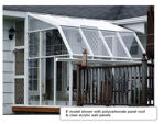 Picture of Eco SunRoom 8 Lean-To Greenhouse Kit - Acrylic