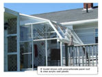 Picture of Eco SunRoom 20 Lean-To Greenhouse Kit - Acrylic