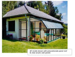 Picture of Eco SunRoom 20 Lean-To Greenhouse Kit - Poly