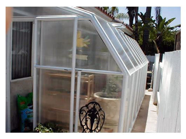 Picture of Eco SunRoom 24 Lean-To Greenhouse Kit - Poly