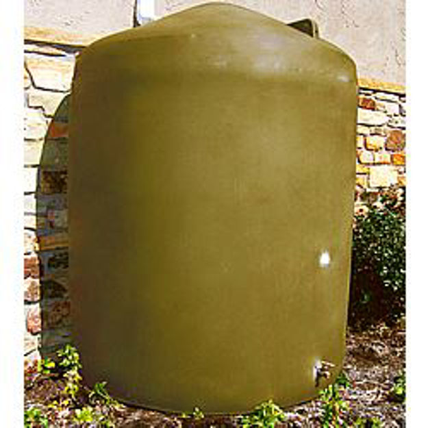 Picture of Rain Wizard 300 Flat Back Rain Barrel - Khaki