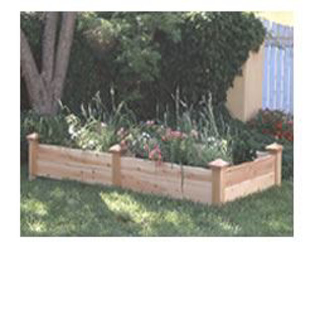 Picture of Raised Planting Beds 6'x3'x13" Flat Finials