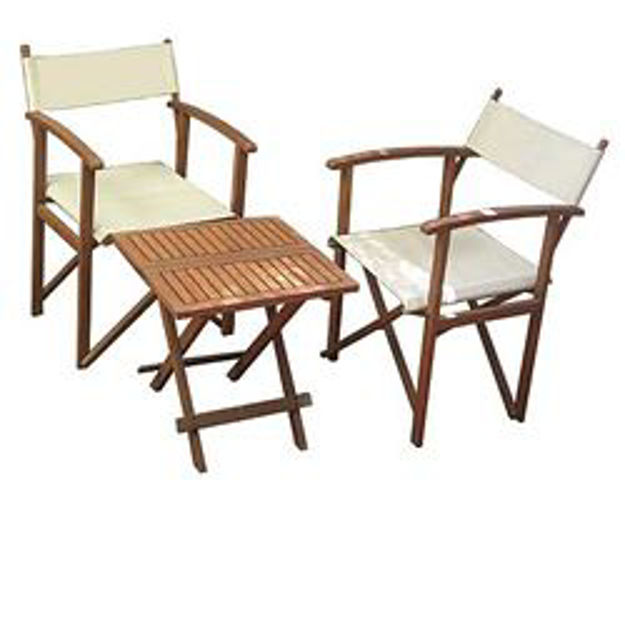 Picture of Director's Chair Set With Square Table