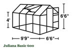 Picture of Juliana Basic 600 Greenhouse
