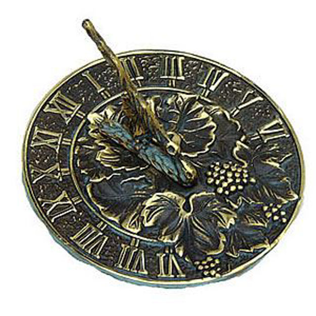 Picture of Brass Sundial - Grapevine