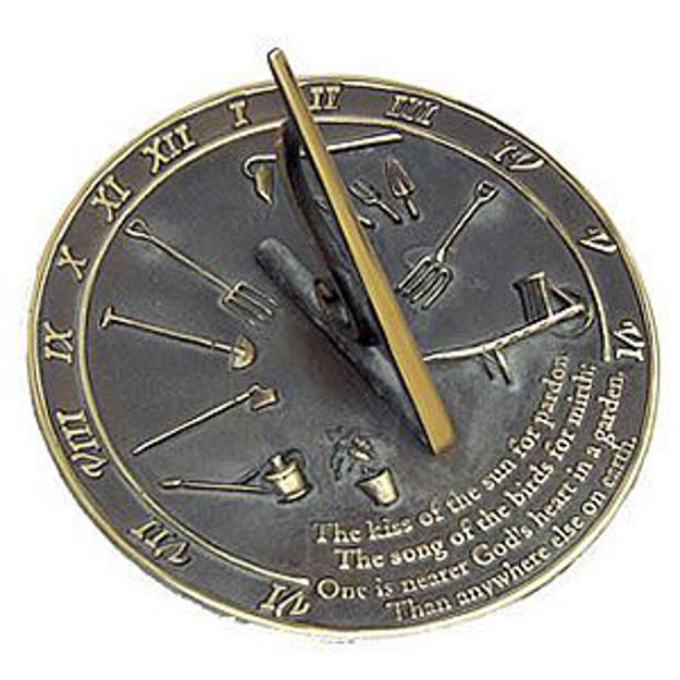 Picture of Brass Sundial - Kiss of the Sun
