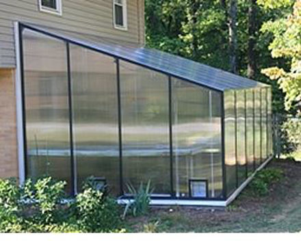 Picture of Montecito 12' W x 12' L Lean-to Greenhouse Kit
