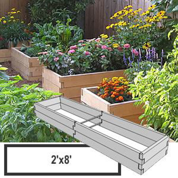 Picture of Naturalyards Raised Garden Beds 2' x 8'