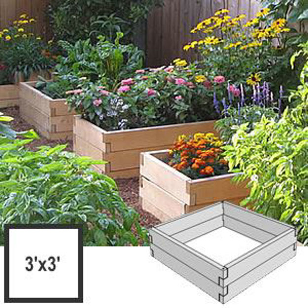 Picture of Naturalyards Raised Garden Beds 3' x 3'