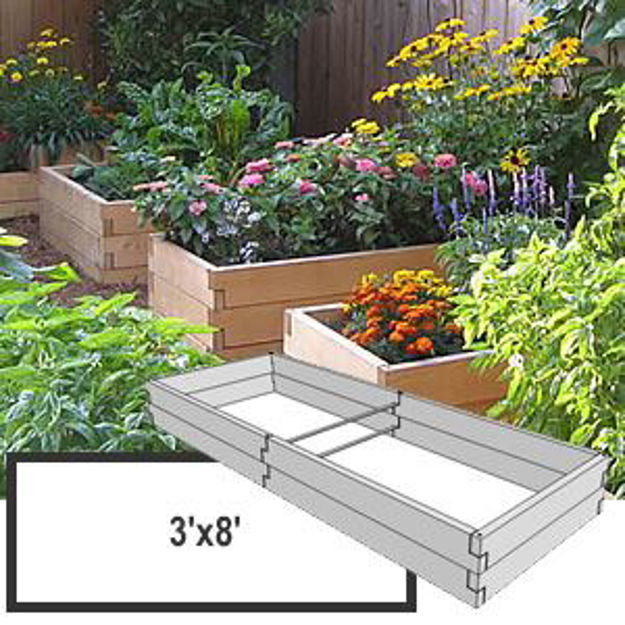 Picture of Naturalyards Raised Garden Beds 3' x 8'