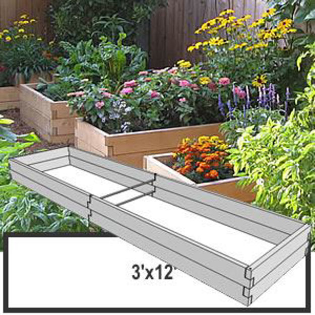 Picture of Naturalyards Raised Garden Beds 3' x 12'