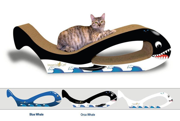 Picture of Scratch-N-Shapes-Giant Whale Cat Scratcher