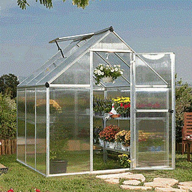 Picture of Nature Greenhouse Kit - 6' x 6' Silver HG5006