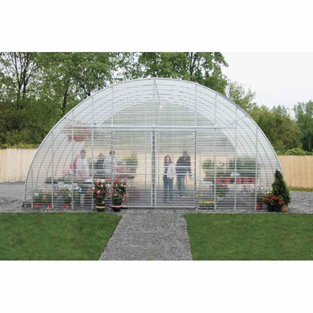 Picture of Clear View Greenhouse Kit 26'W x 12'H x 48'L - Propane