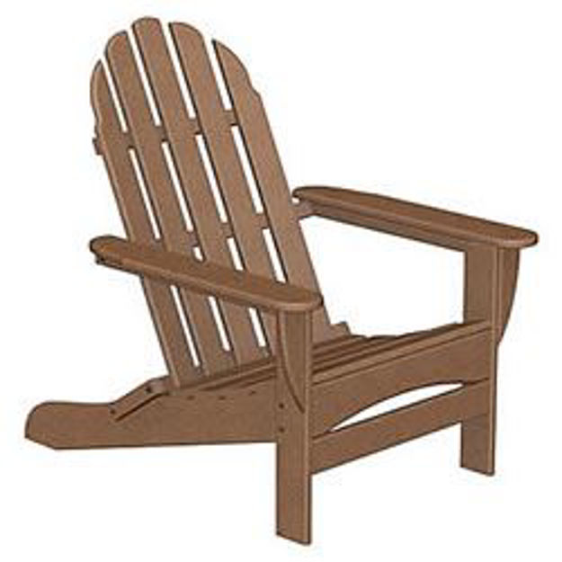 Picture of Poly-Wood Classic Adirondack Curved Back Chair